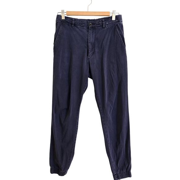 Uniqlo Navy Cotton Spandex Jogger Pants Size S - Picture 1 of 8